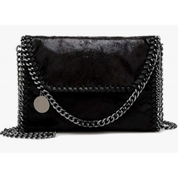 JOTHIN Crossbody Bag Clutch Chain Purse Shoulder Black - Picture 1 of 11